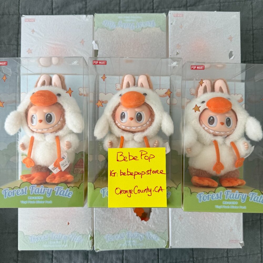 The Monsters Labubu Forest Fairy Tale Vinyl Plush Pendant